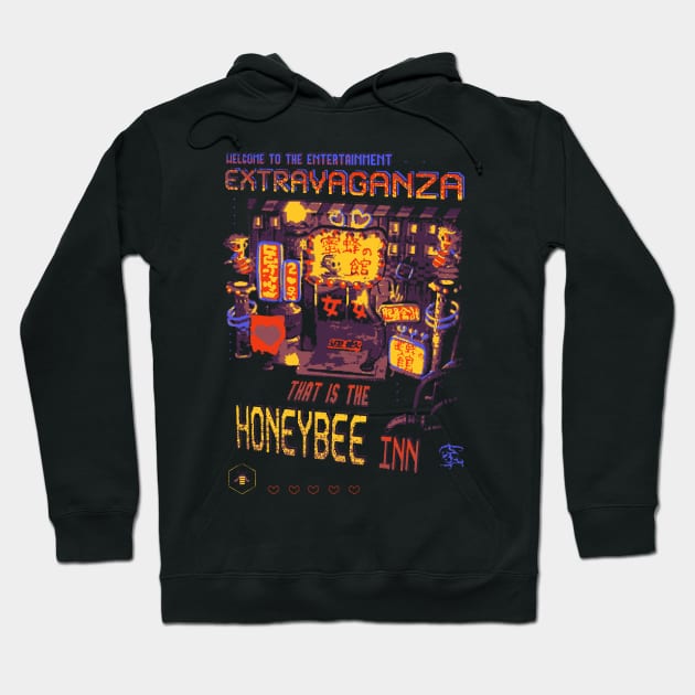 Welcome to the Entertainment EXTRAVAGANZA that is the HONEYBEE Inn. Hoodie by Lima's